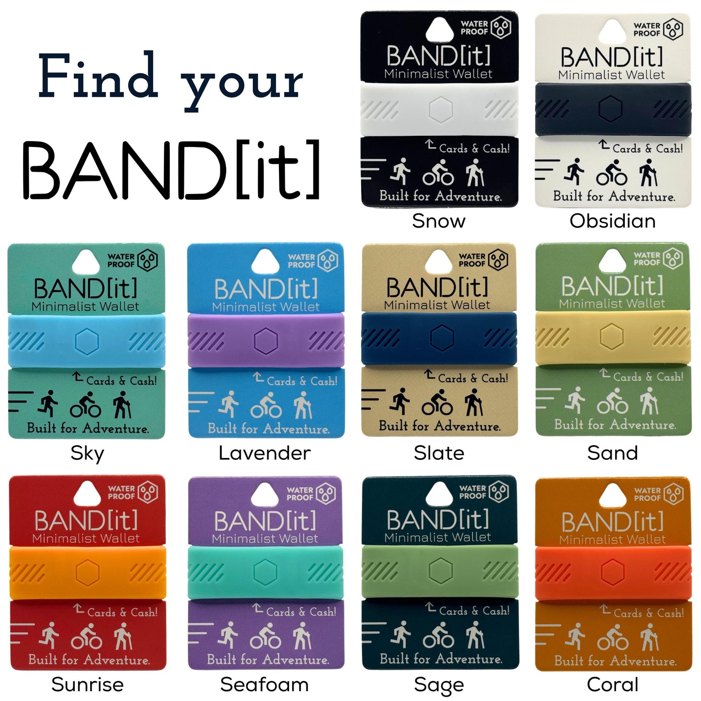 BAND[it] Wallet- Snow